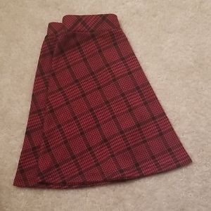 Plaid kids skirt